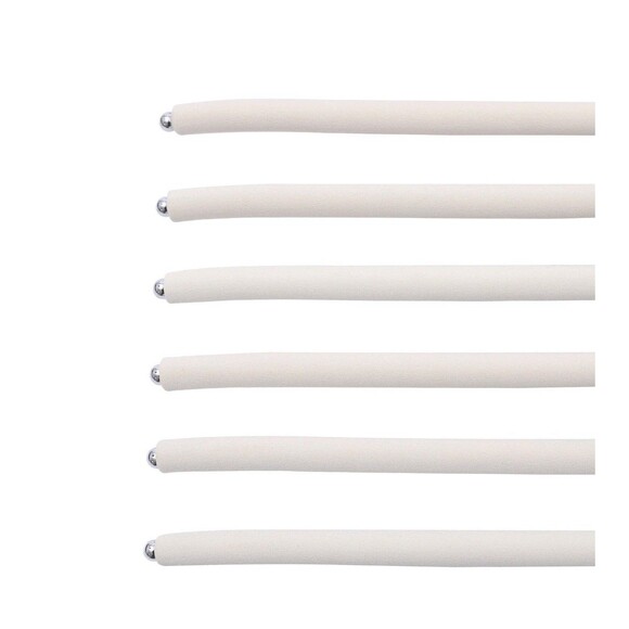 Trouser Rack 22 Rods Sliding Pull Out Pants Hanger Holder Closet Organizer Beige - Picture 5 of 7